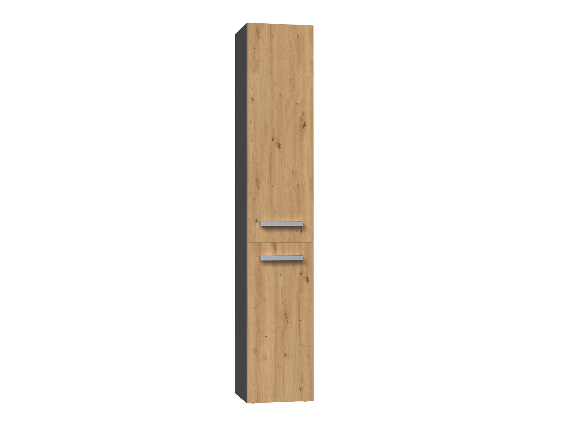 Cabinet de baie neancorat Nolmaru 107 (Antracit + Stejar artizan)