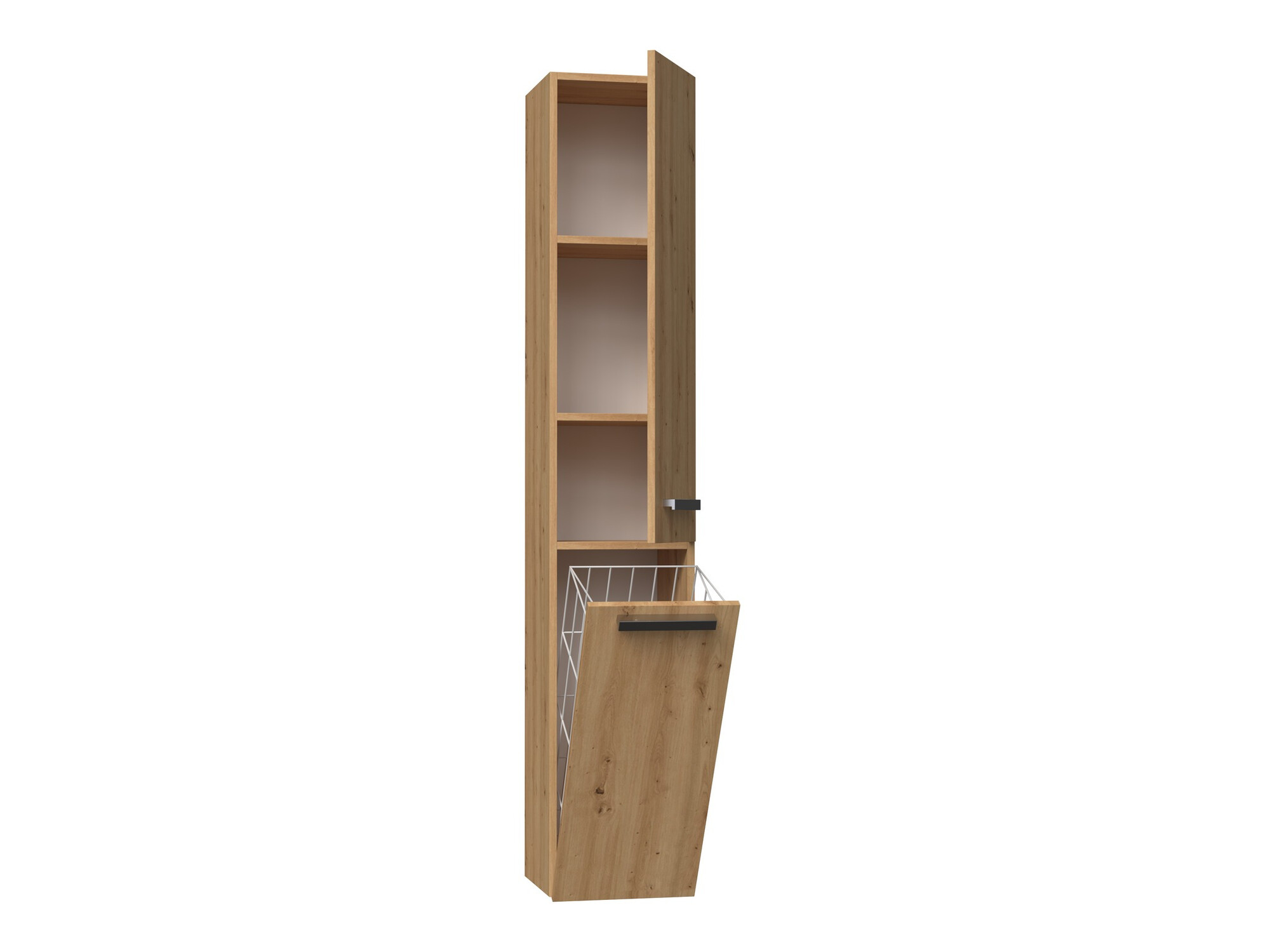 Cabinet de baie neancorat Nolmaru 107 (Stejar artizan)