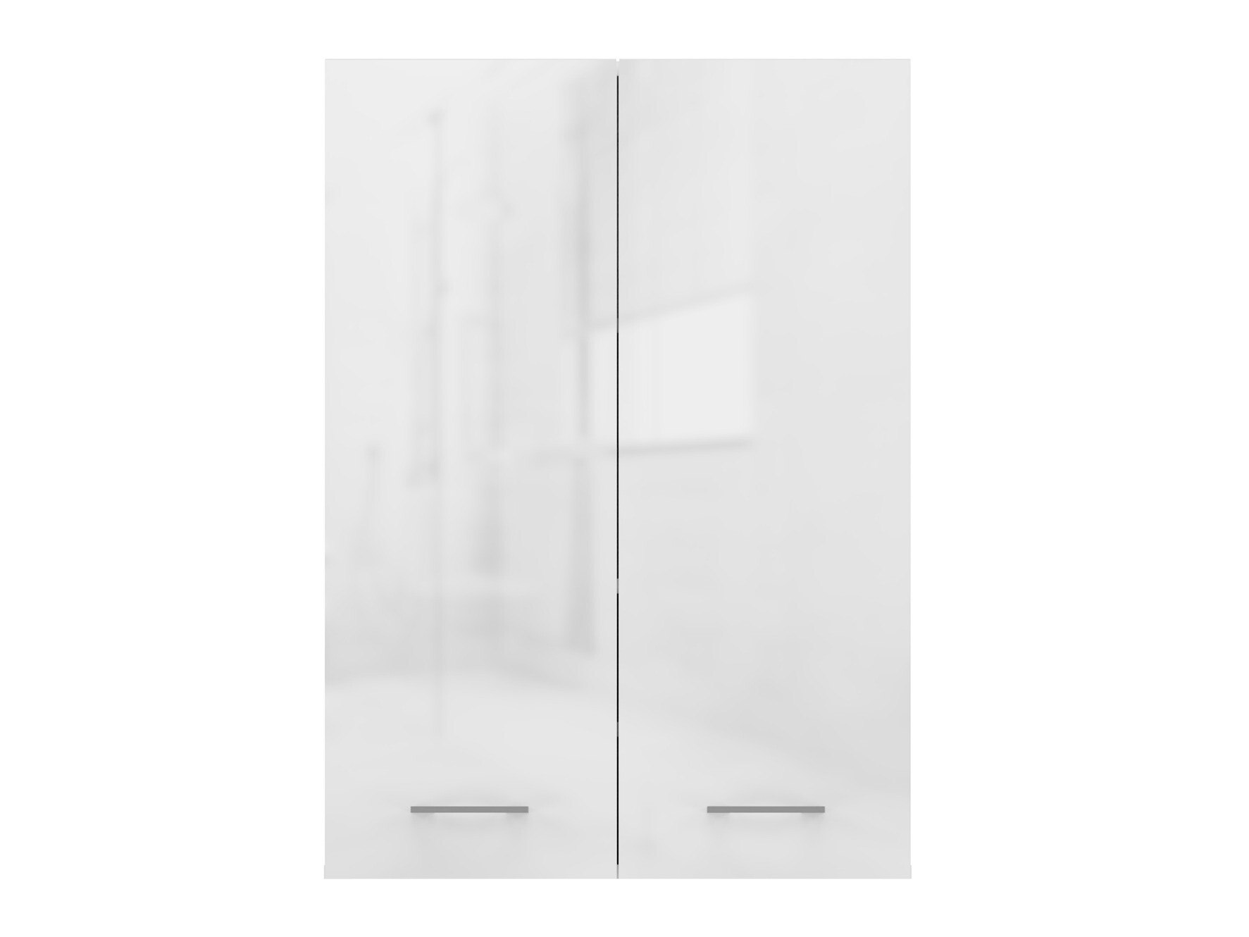 Cabinet de baie suspendat Balelbo 105 (Alb + Alb lucios)