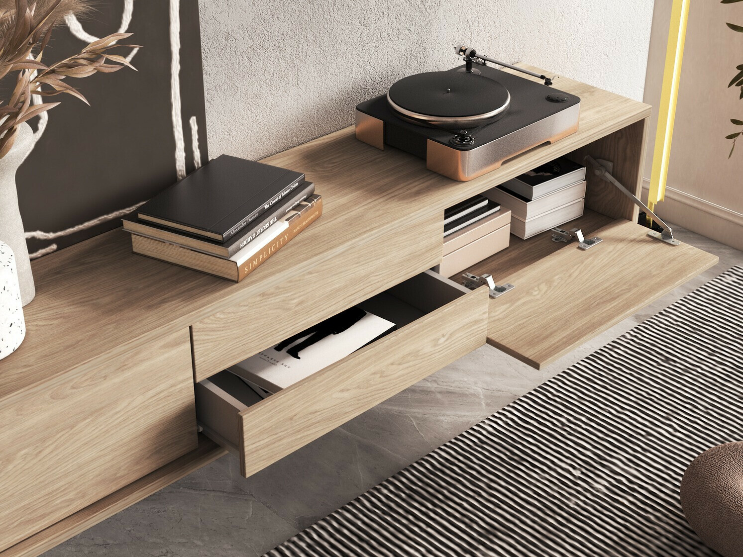 Comodă TV Austin 325 (Stejar)