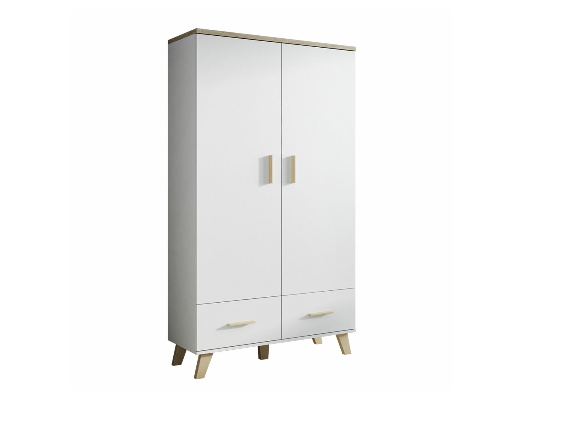 Dulap Larfloi 111 (Alb + Stejar Sonoma)