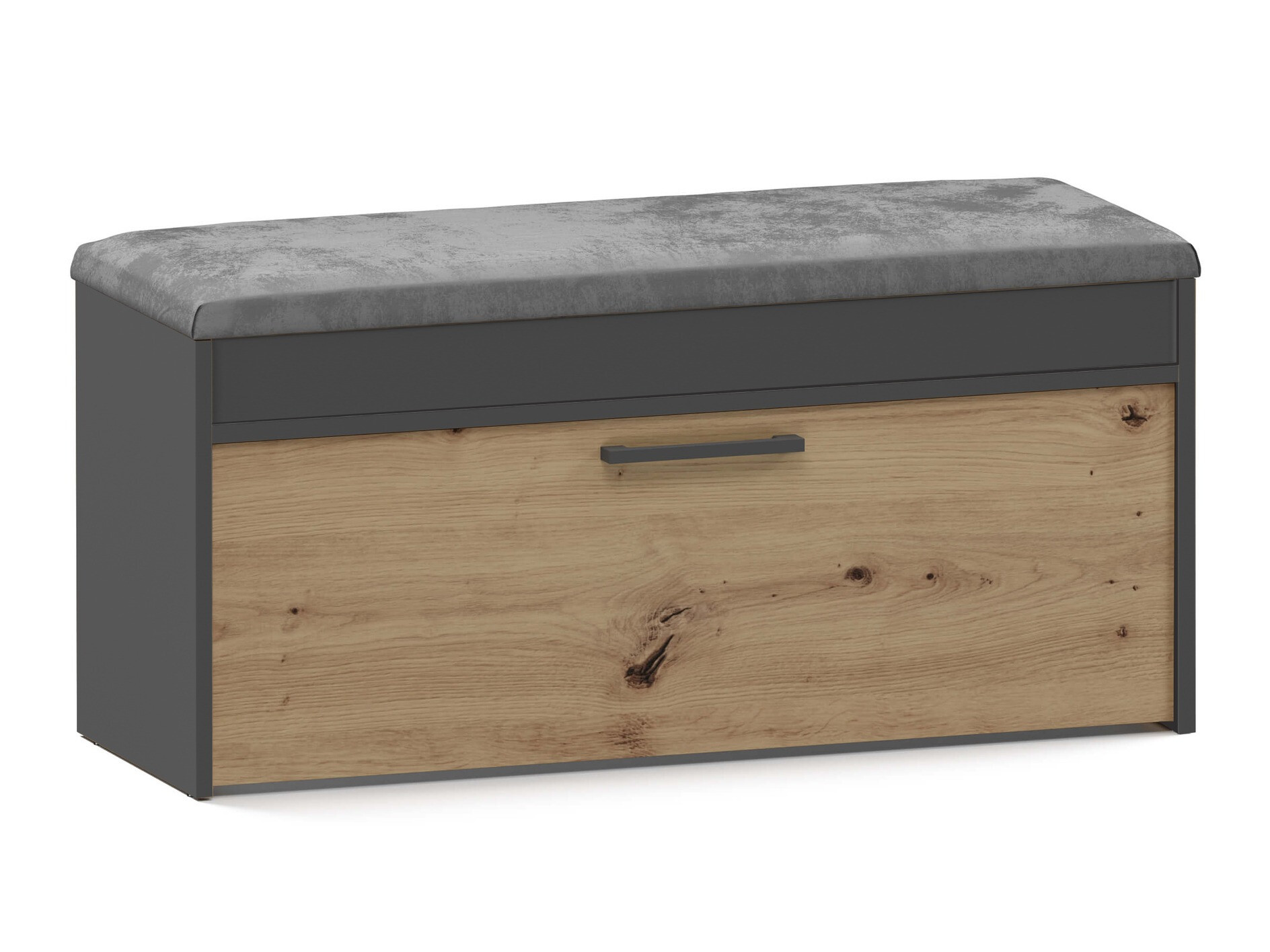 Dulap pantofi Mandeville 216 (Antracit + Stejar artizan)