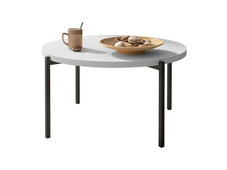 Măsuță de cafea Providence 176 (Alb + Negru)