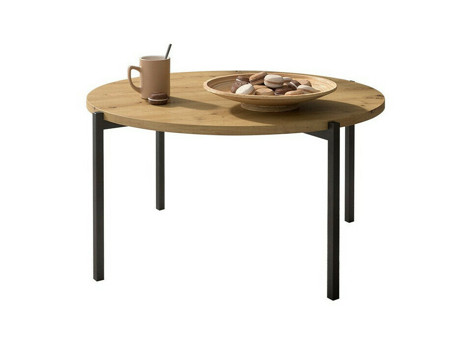 Măsuță de cafea Providence 180 (Stejar artizan + Negru)