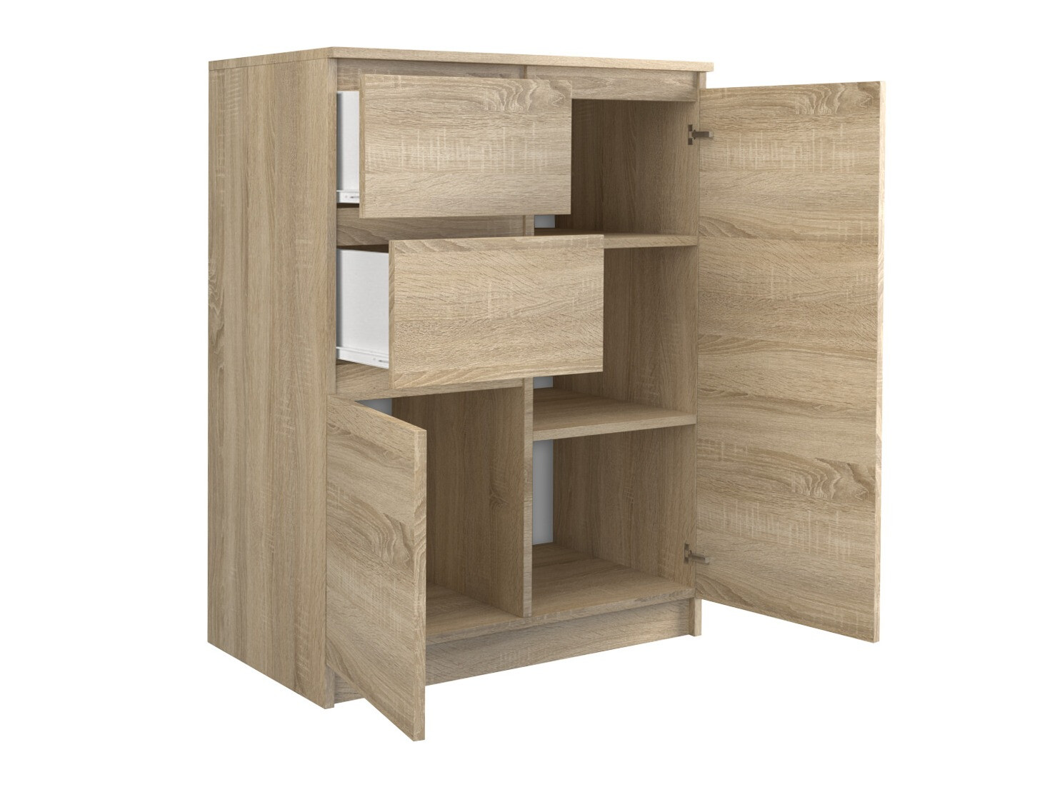 Comodă Elbvelu 111 (Stejar Sonoma)