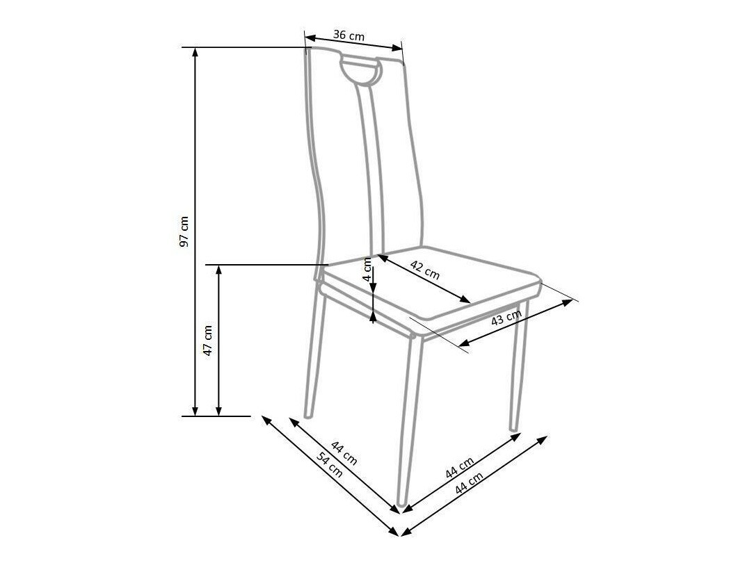 Scaun Houston 252 (Negru)