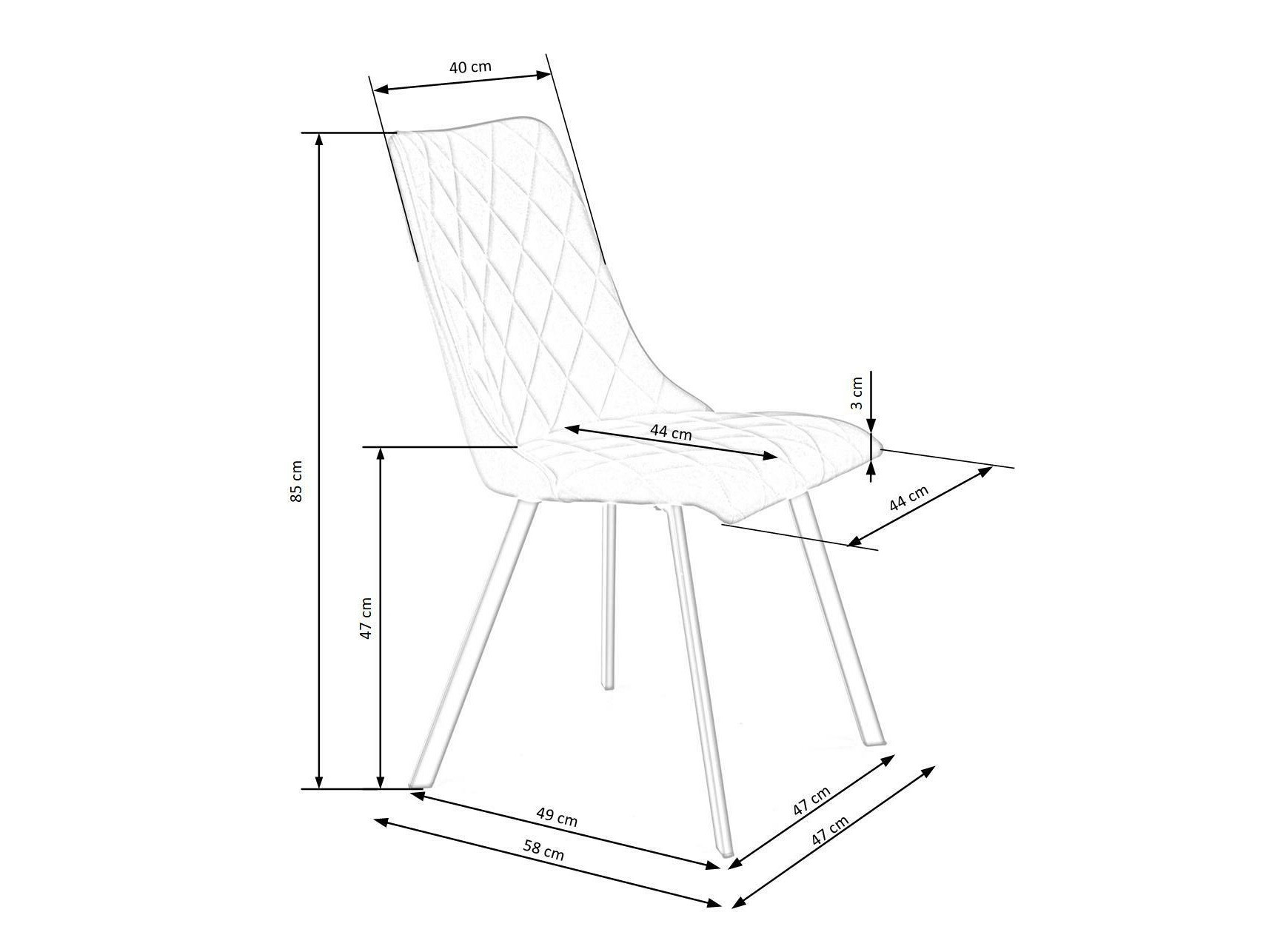Scaun Houston 1233 (Verde închis)