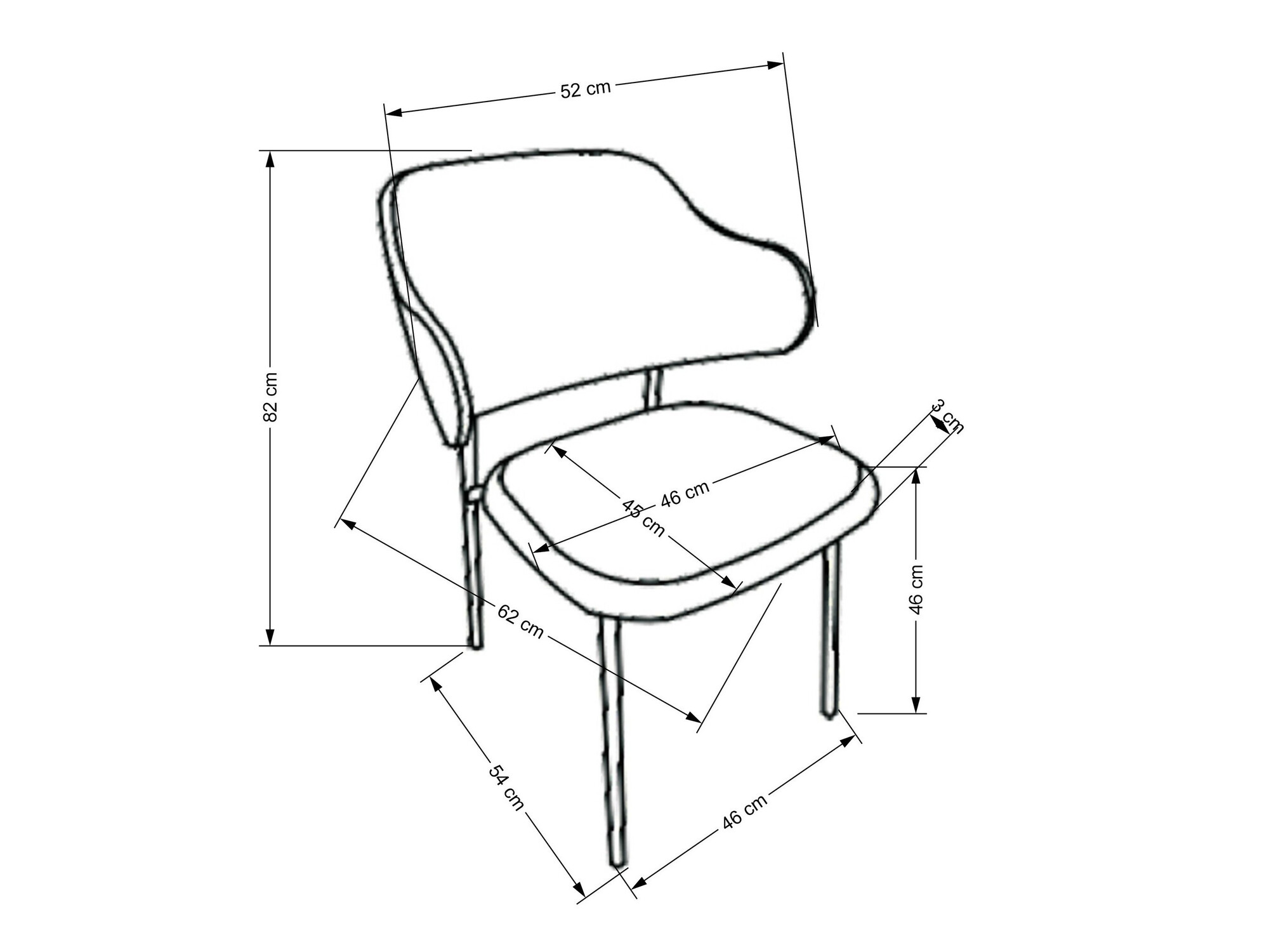Scaun Houston 1641 (Gri)