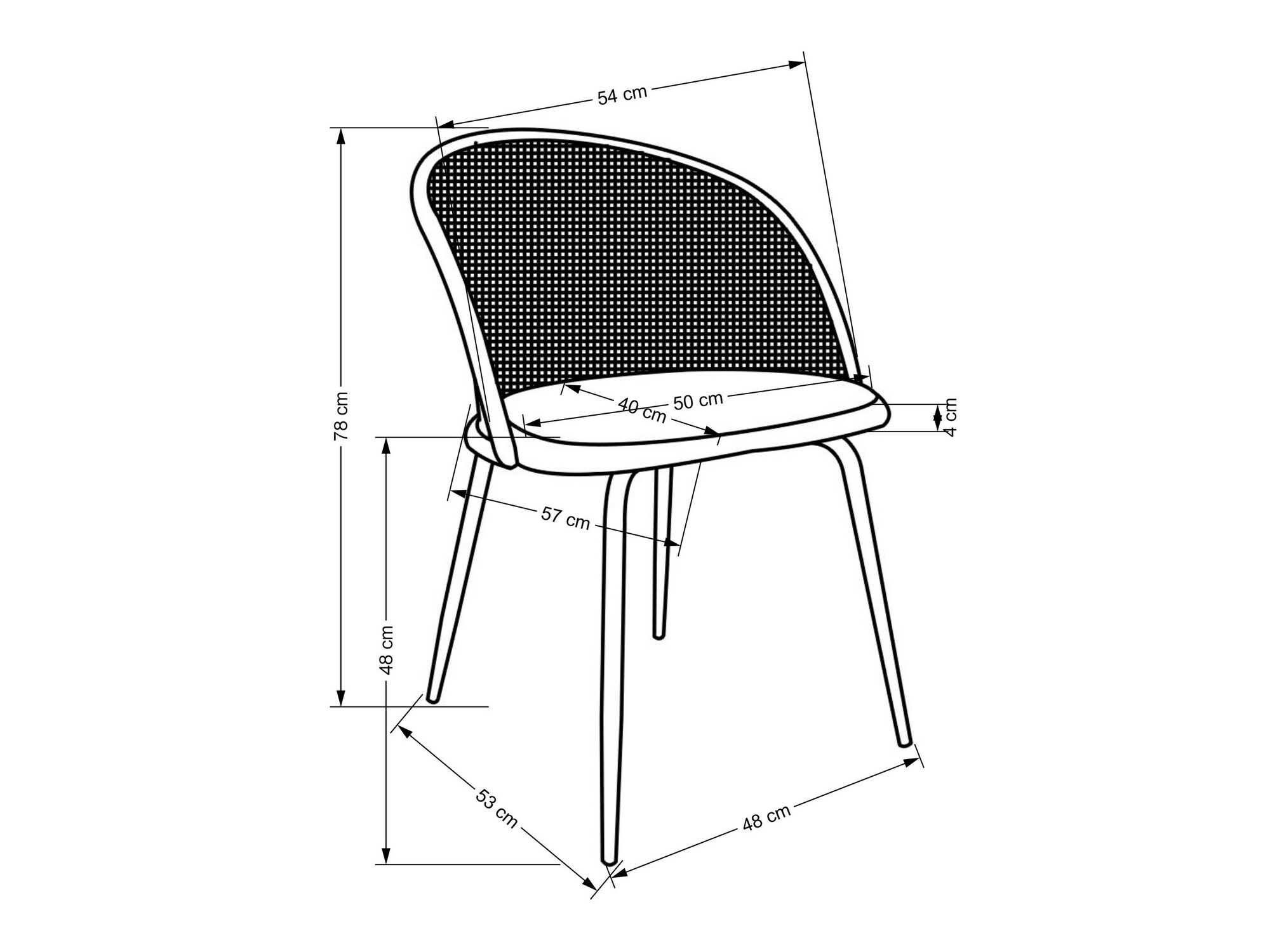 Scaun Houston 1646 (Gri)
