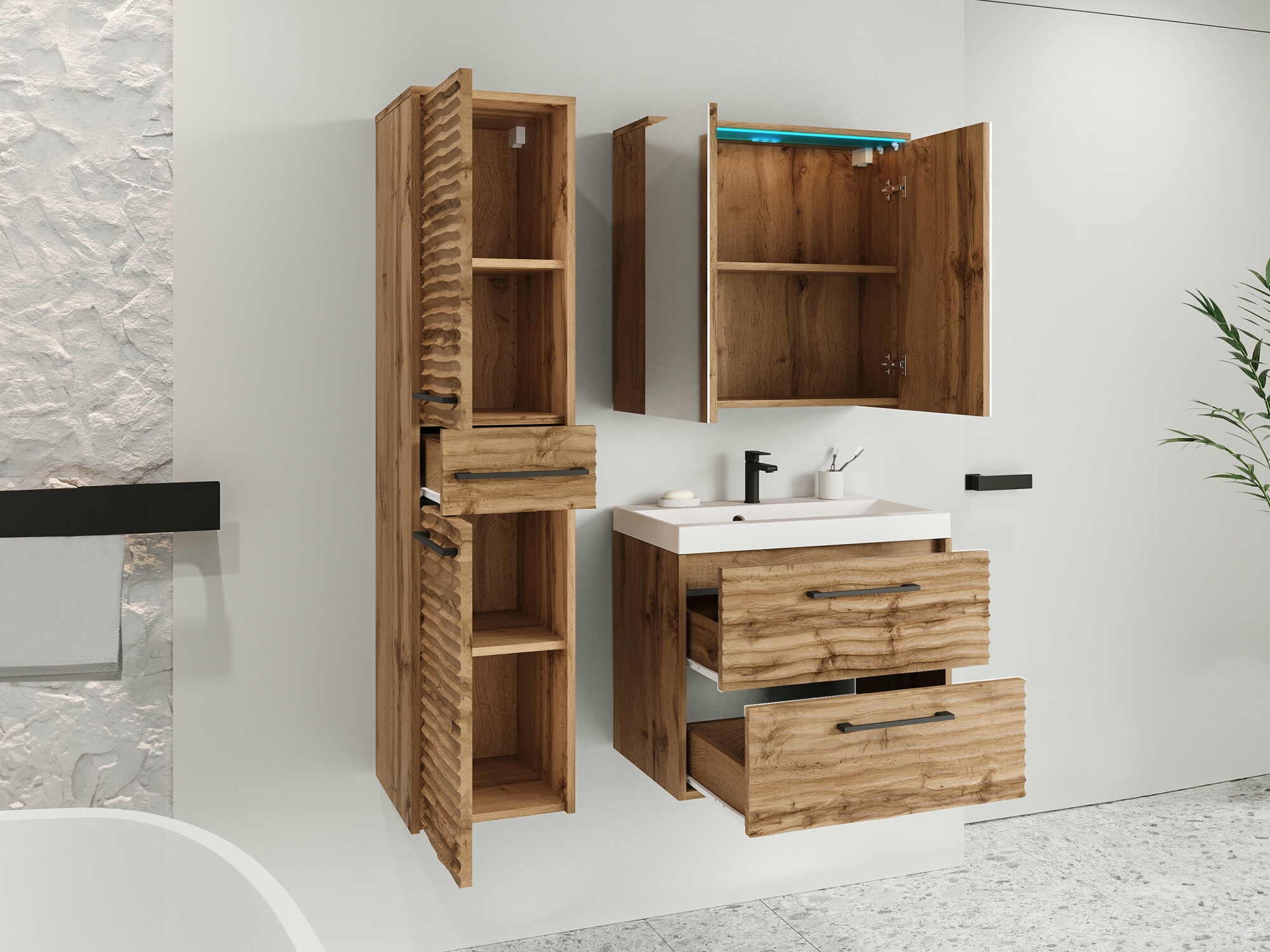 Set baie Sarasota 173 (Grafit)