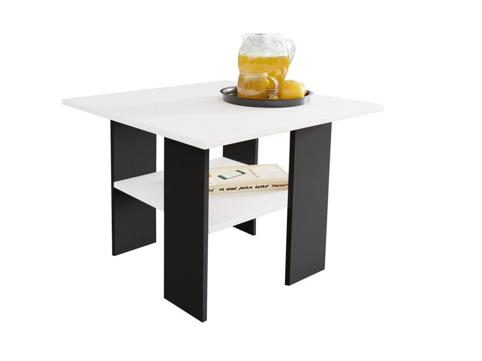 Măsuță de cafea Reading 102 (Negru + Alb)