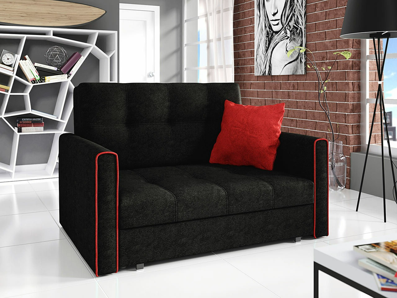 Canapea extensibilă Nuvora II (Alova 04 + Alova 46)