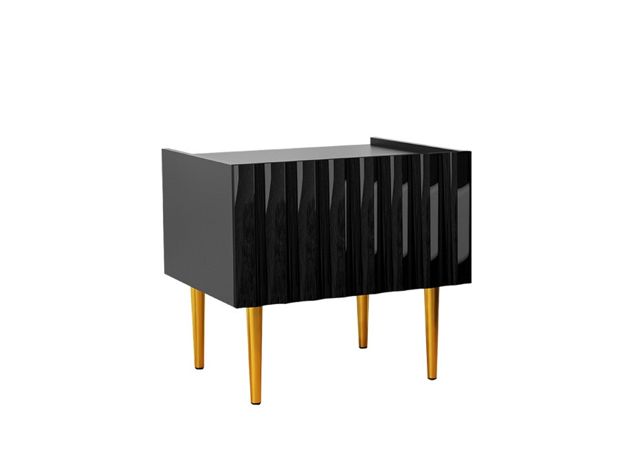 Noptieră Amplexal (Negru lucios + Negru)