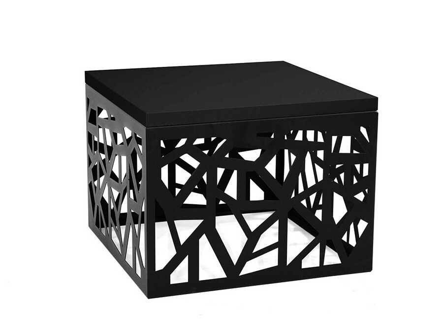 Măsuță de cafea Germantown 102 (Negru mat + Negru lucios)
