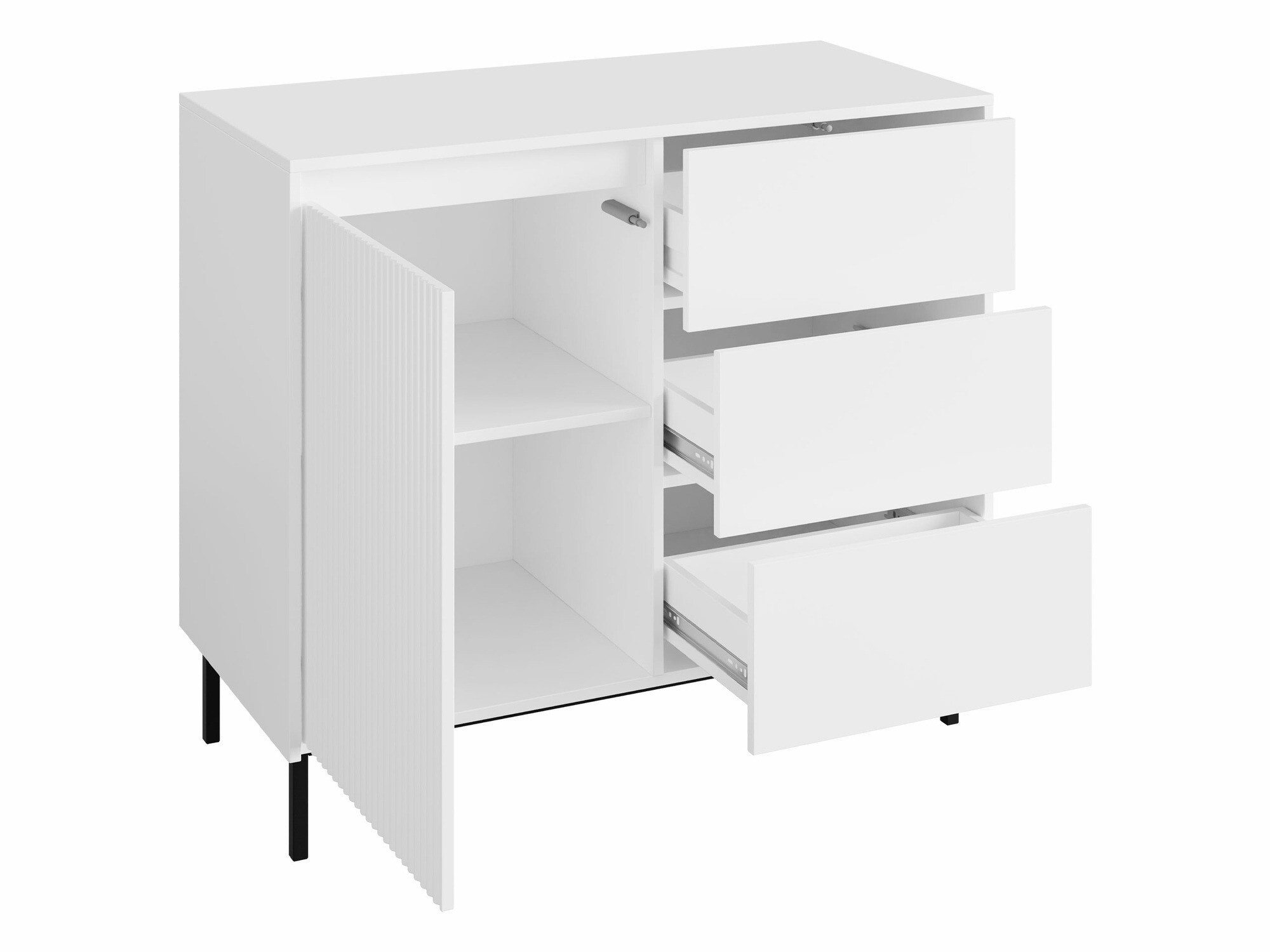 Set de living Comfivo Delruva II (Negru)