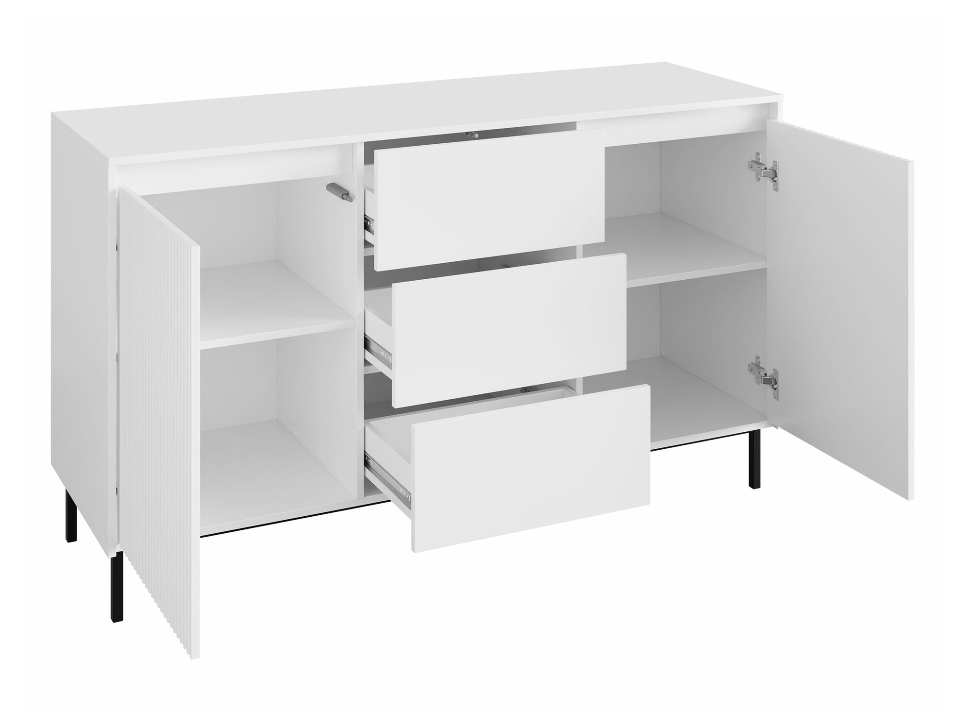Set de living Comfivo Delruva II (Negru)
