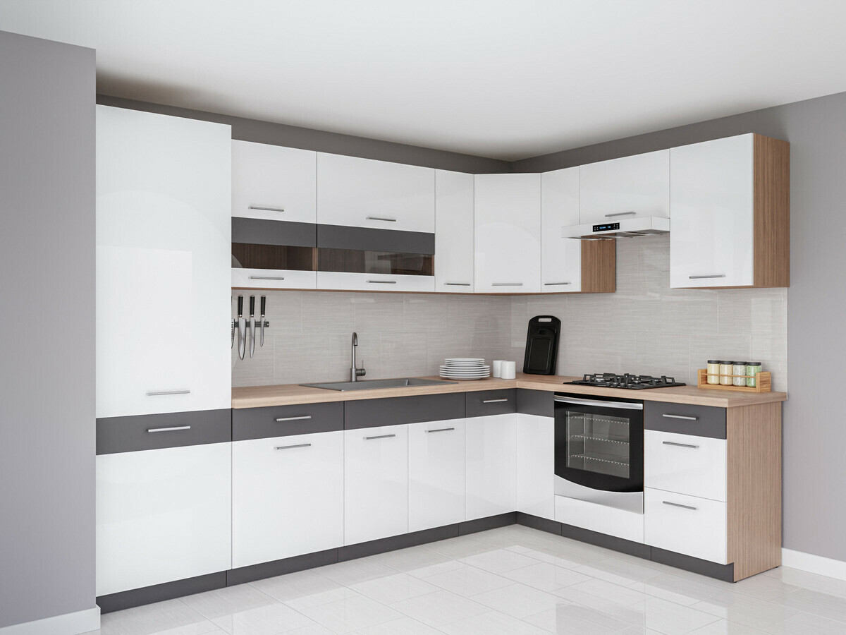 Set de bucătărie modular Mode White 130