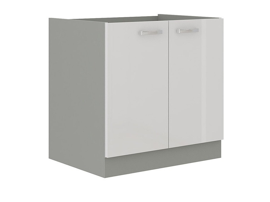 Dulap modular cu uși pentru chiuvetă Multi White 110