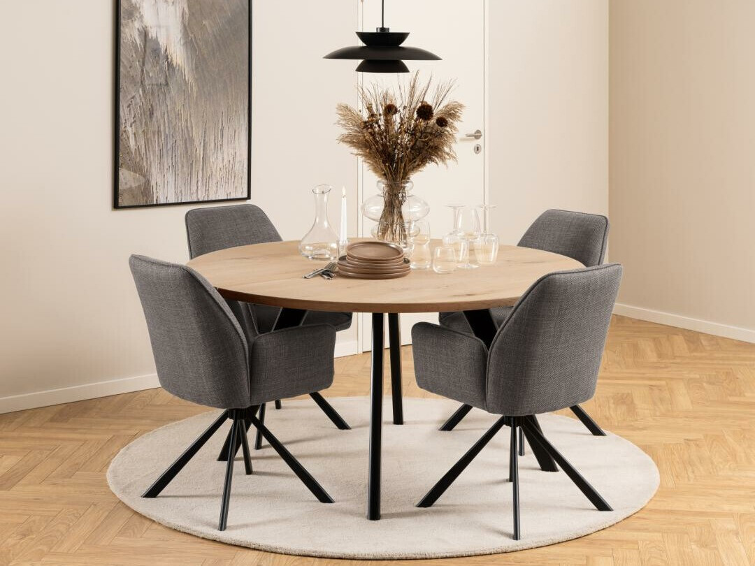 Scaun Norsica 777 (Gri deschis + Negru)