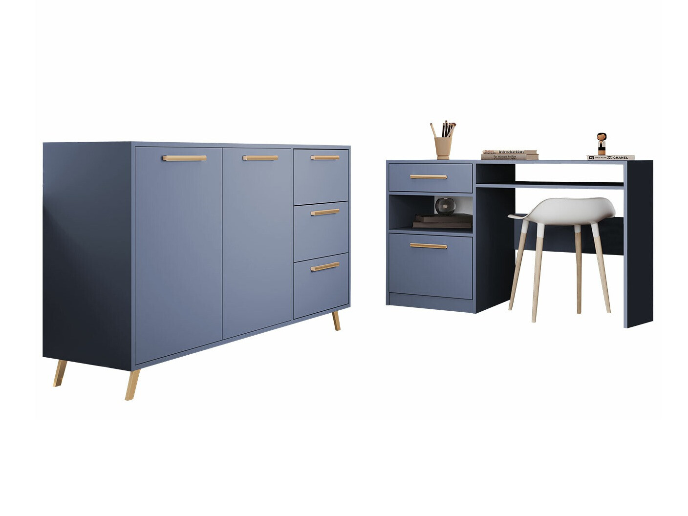 Set de mobilier Rosa (Albastru)