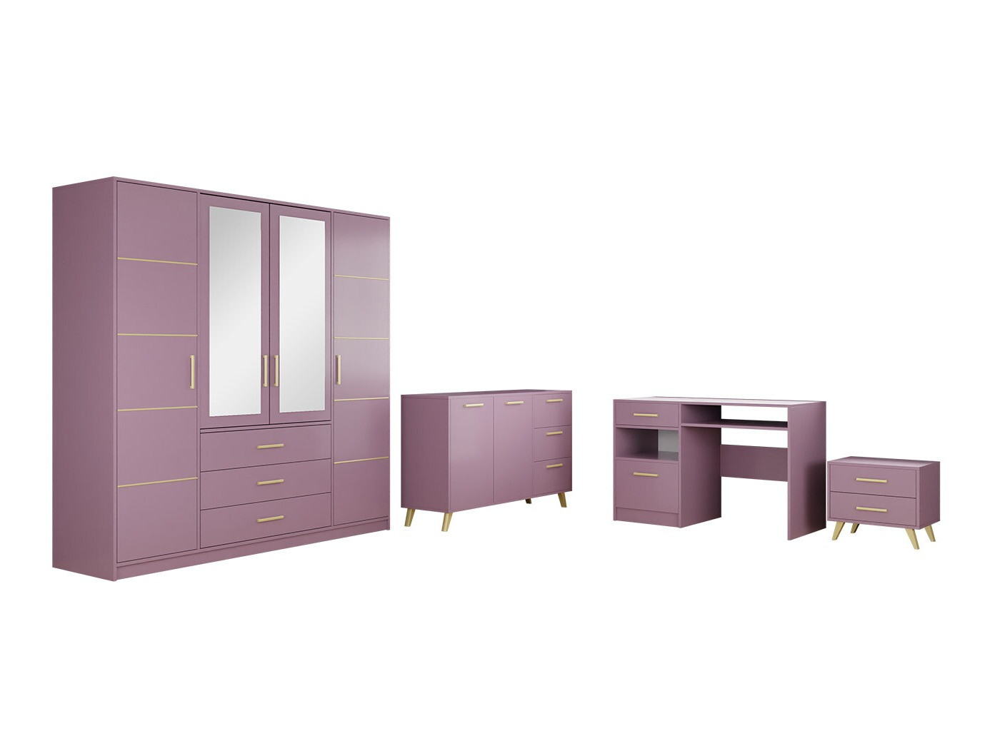 Set de mobilier Rosa I (Violet)