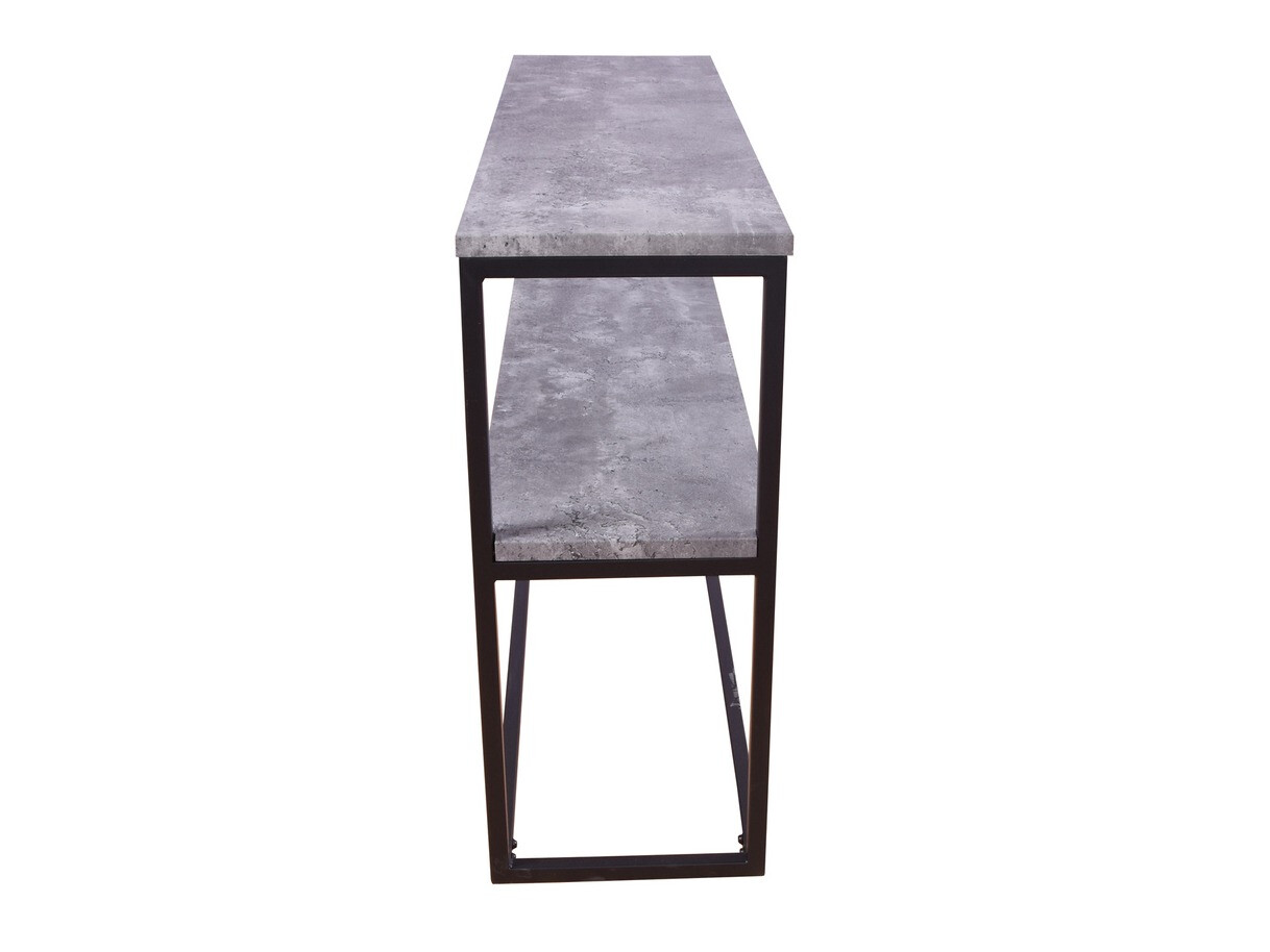 Consolă Dallas 2521 (Beton + Negru)