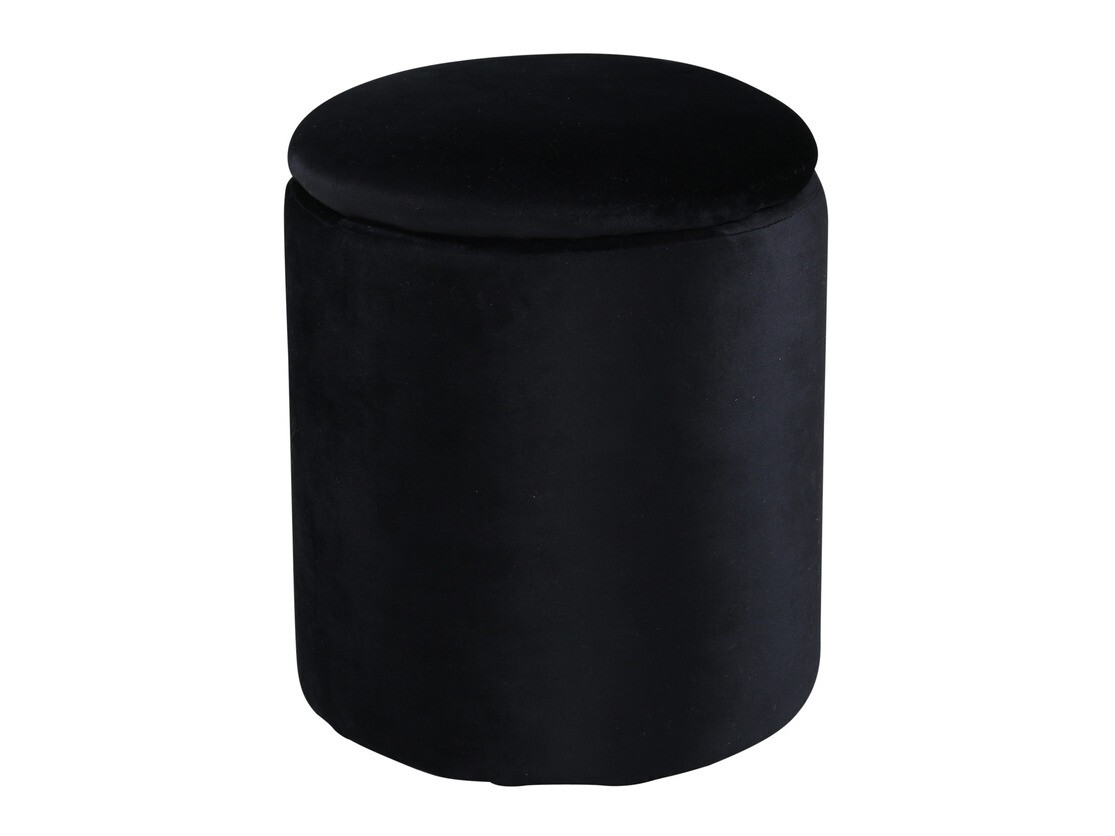 Taburet tapițat Dallas 2939 (Negru)