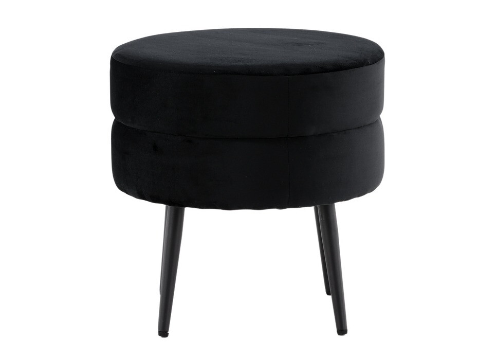 Taburet tapițat Dallas 2945 (Negru)