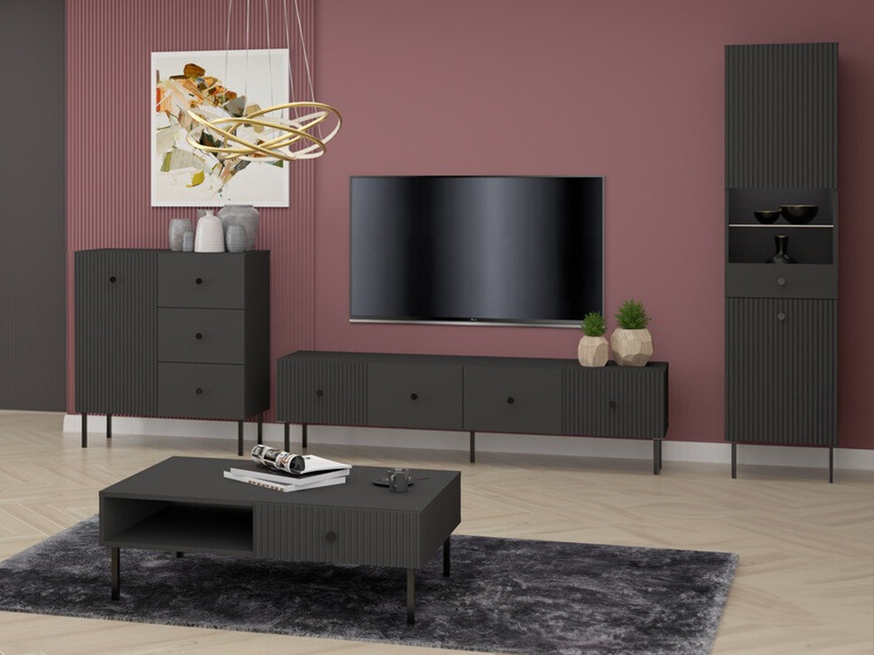 Set de living Etliva 109 (Antracit)