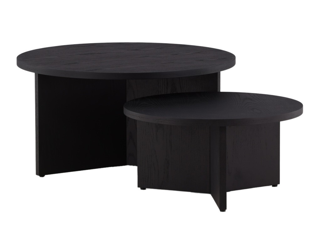 Set de măsuțe de cafea Dallas 4475 (Negru)