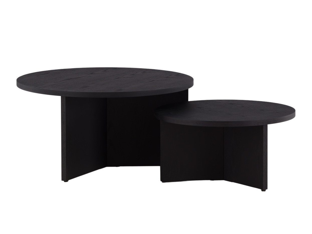 Set de măsuțe de cafea Dallas 4475 (Negru)