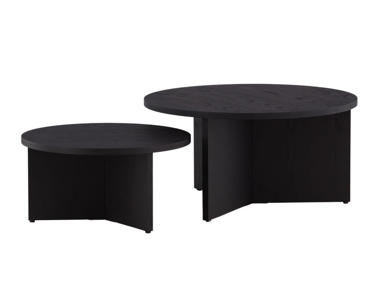 Set de măsuțe de cafea Dallas 4475 (Negru)
