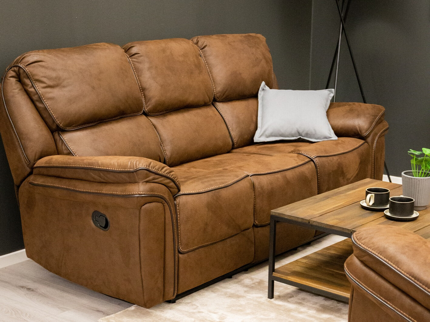 Canapea recliner Dallas 4724 (Maro)