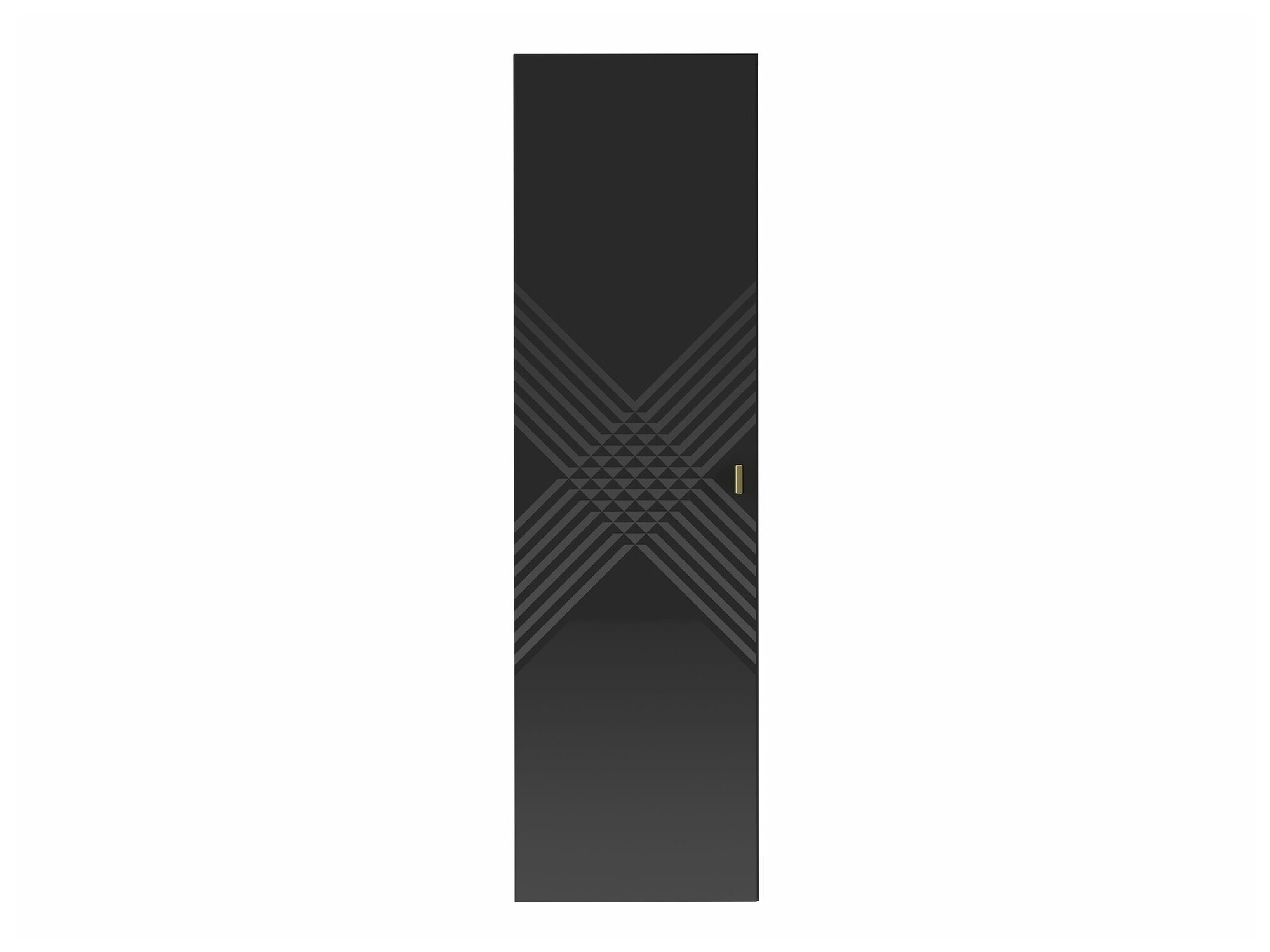 Cabinet de baie suspendat Natar (Negru + Negru lucios)