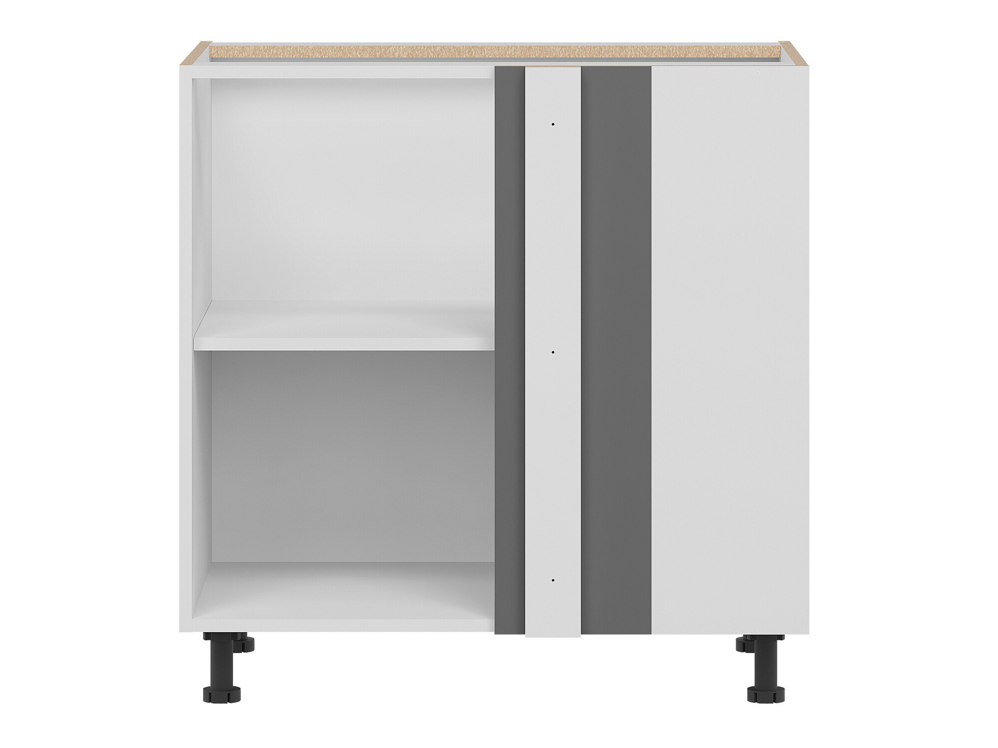 Dulap de colț modular Tiffa Grey 144