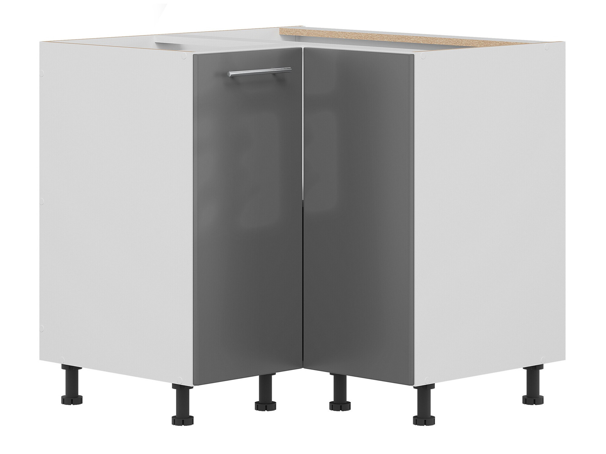 Dulap de colț modular Tiffa Grey 145