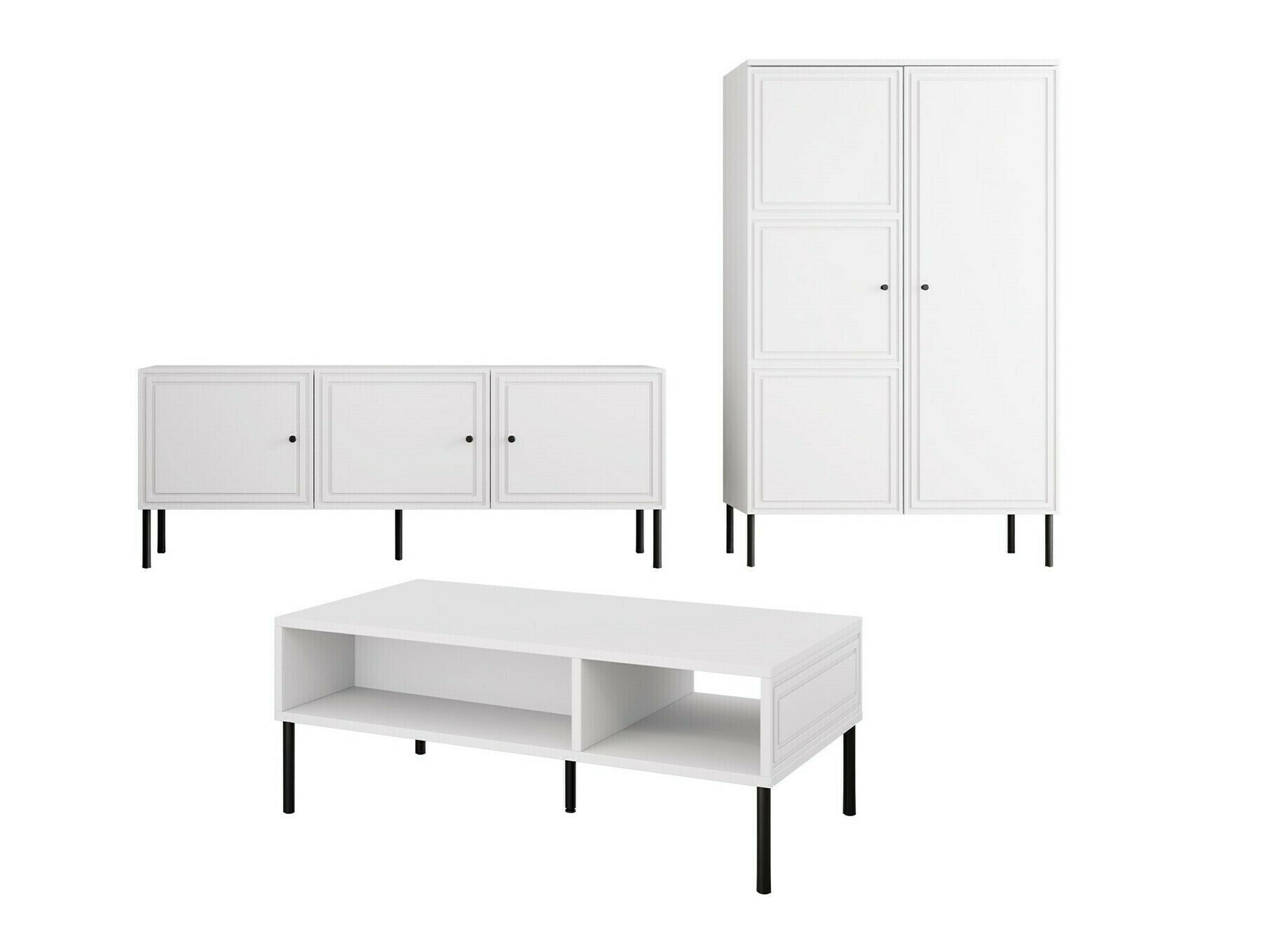 Set de living Celra (Alb)