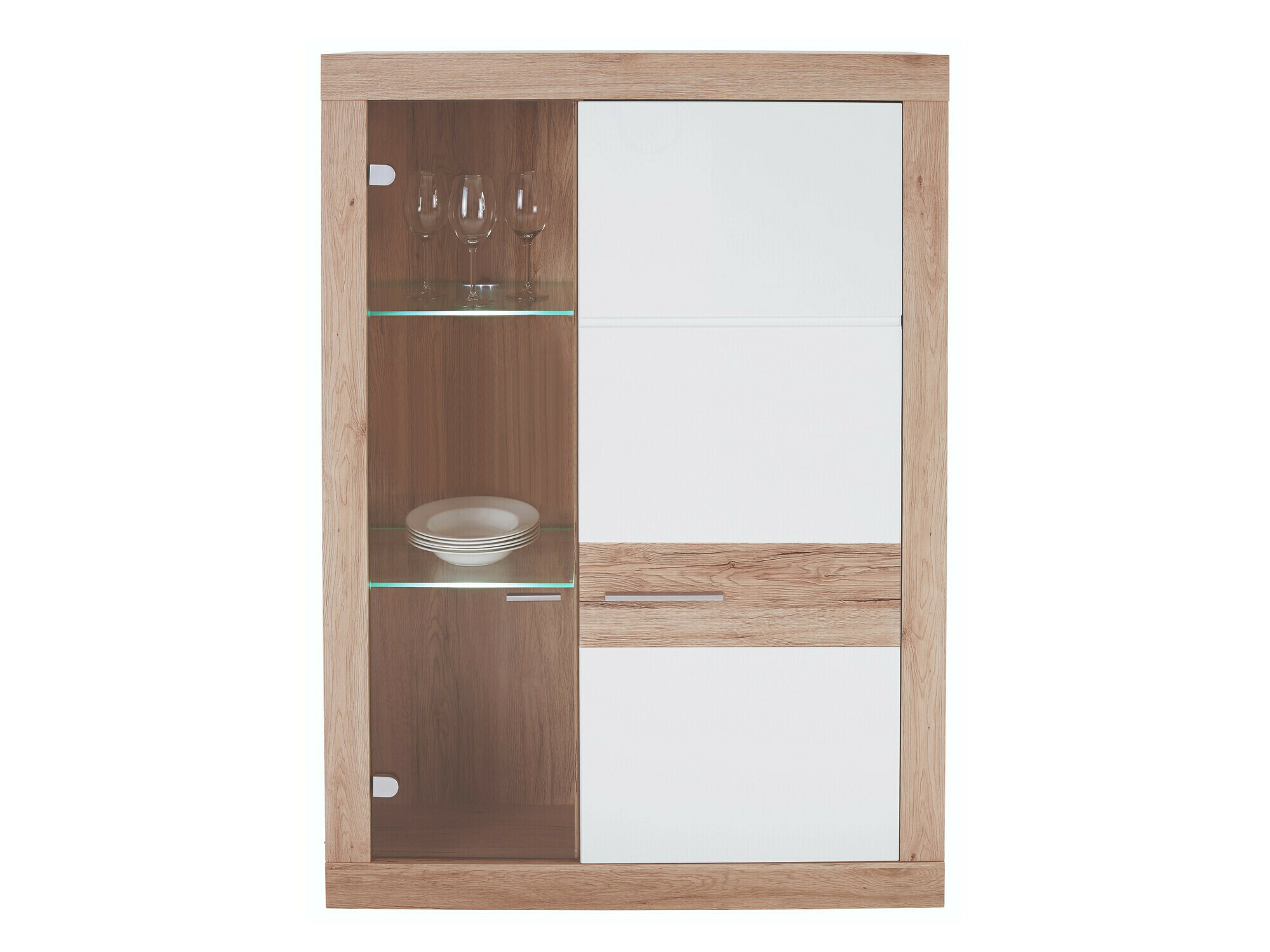 Set de living Romfera 116 (Stejar San Remo + Alb)