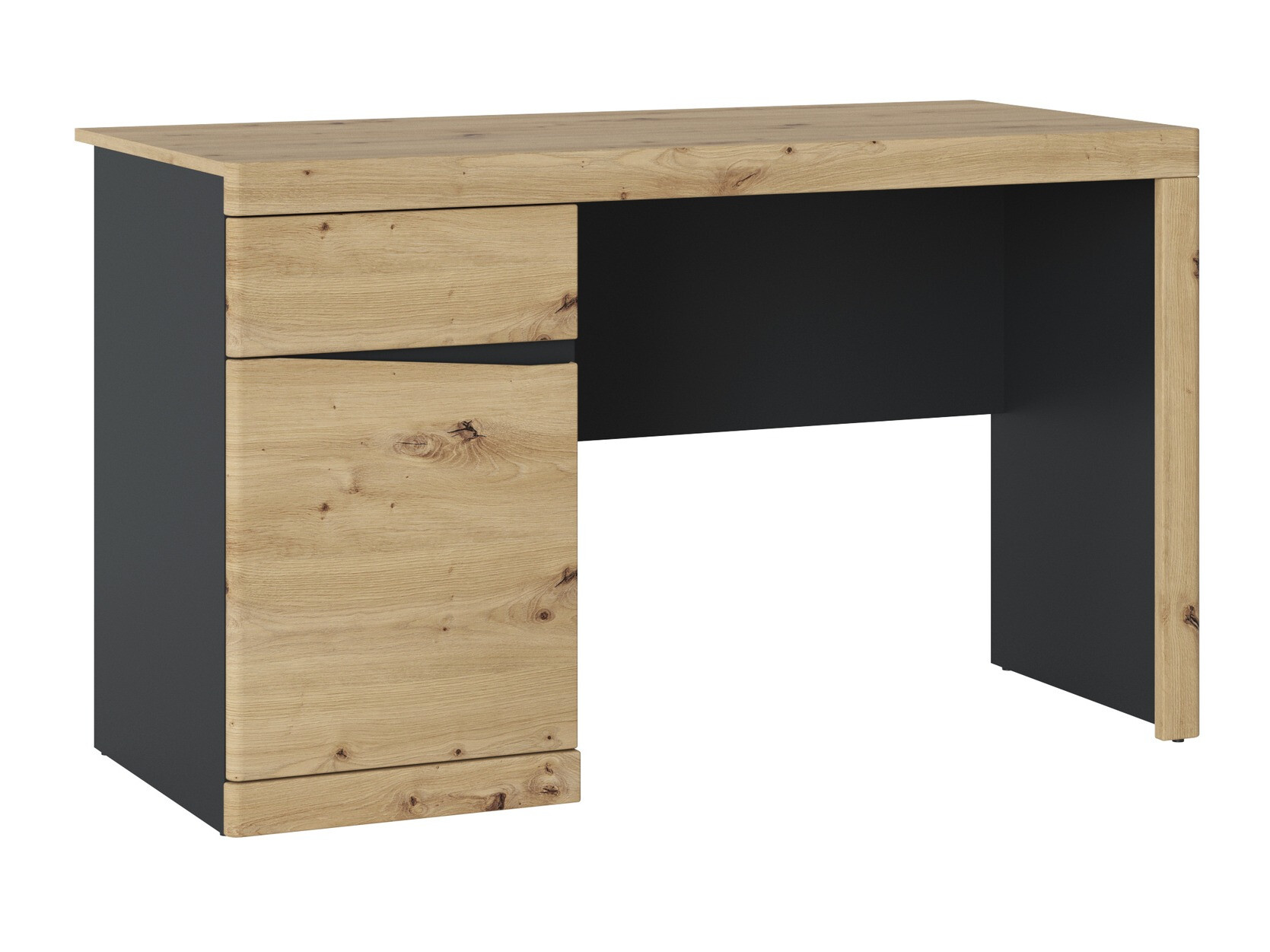 Birou Venlori 120 (Antracit + Stejar artizan)