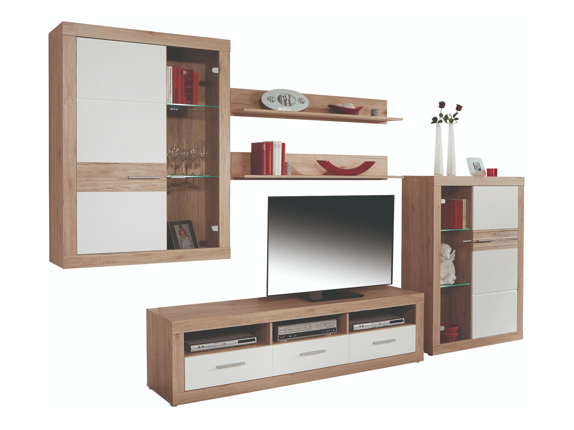 Set de living Romfera 116 (Stejar San Remo + Alb)
