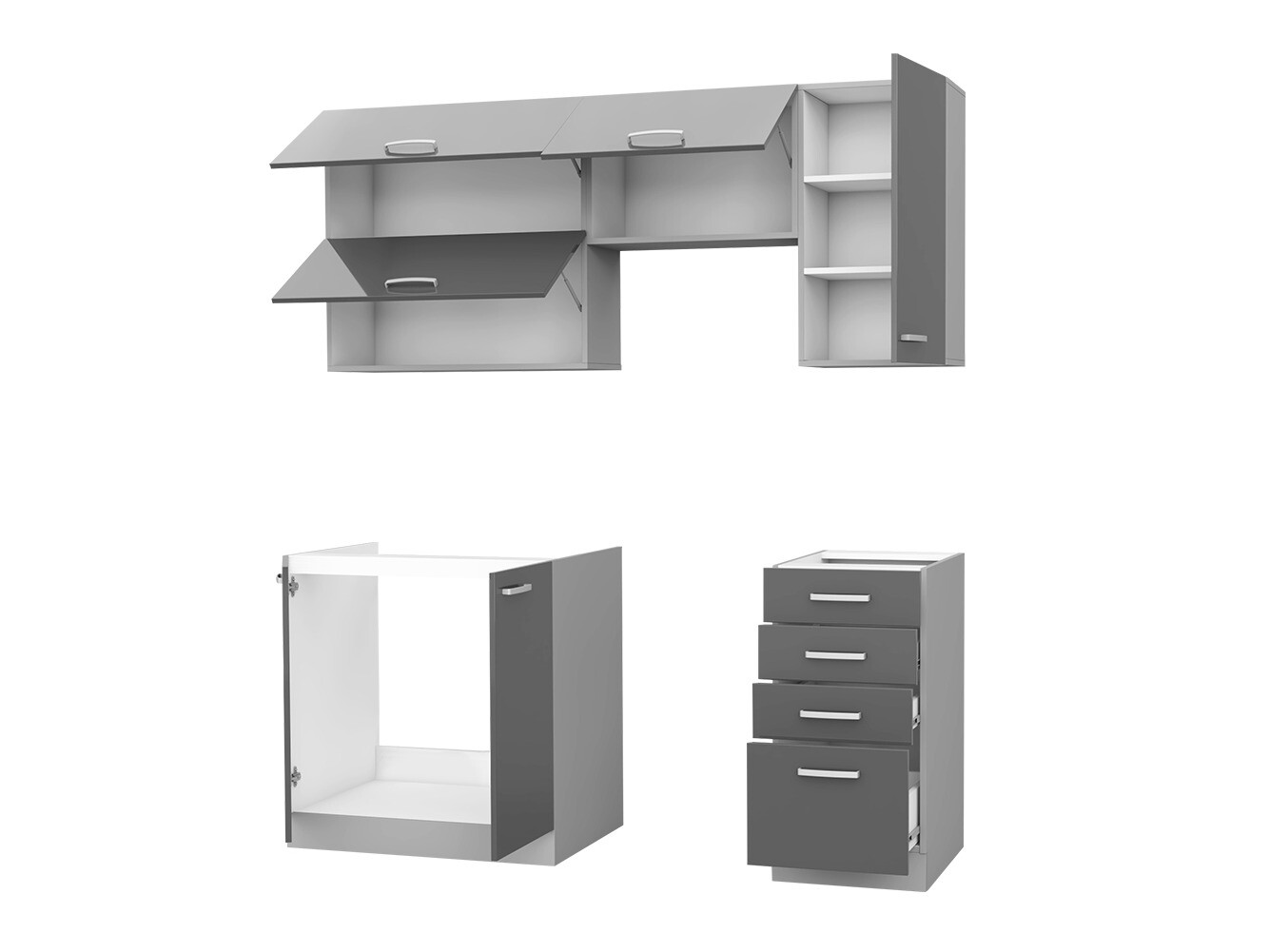 Set de bucătărie modular Multi White 125