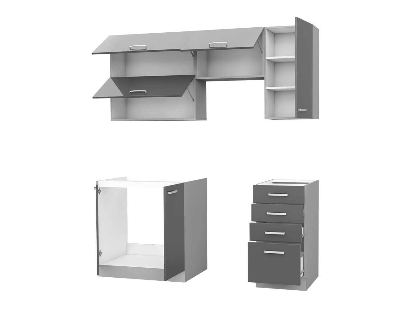 Set de bucătărie modular Multi White 125