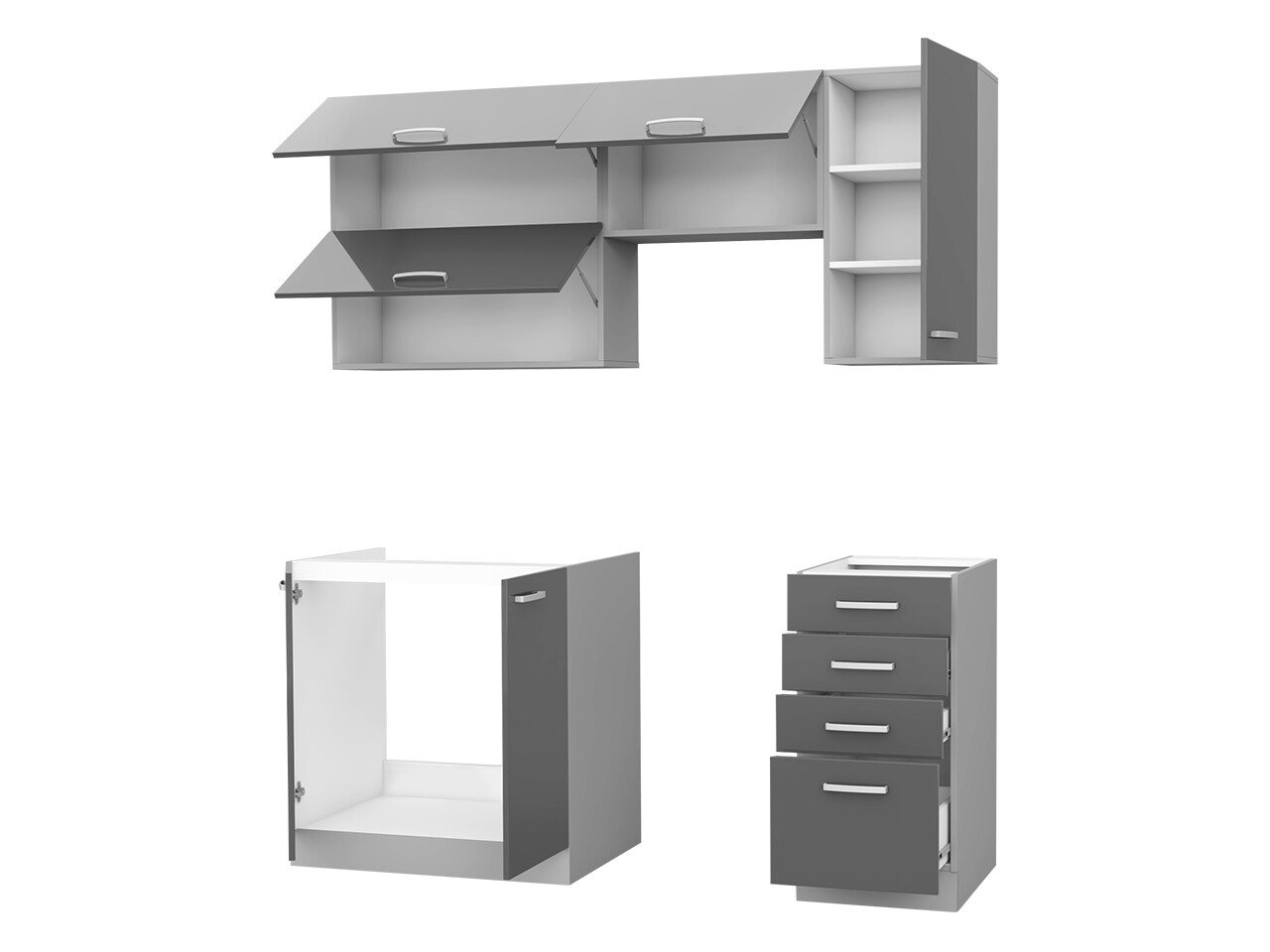 Set de bucătărie modular Multi White 125