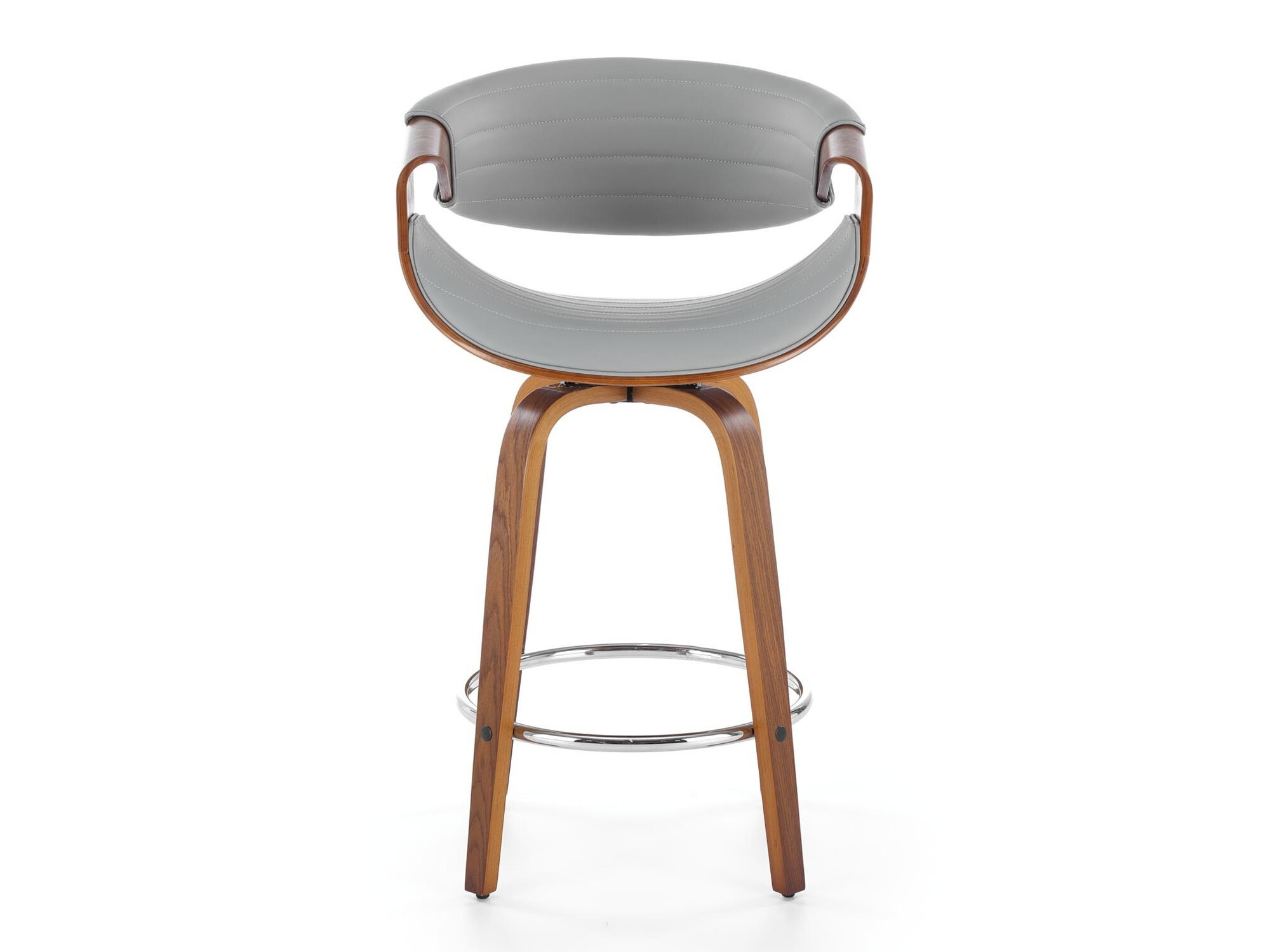 Scaun de bar Houston 1599 (Gri + Nuc)