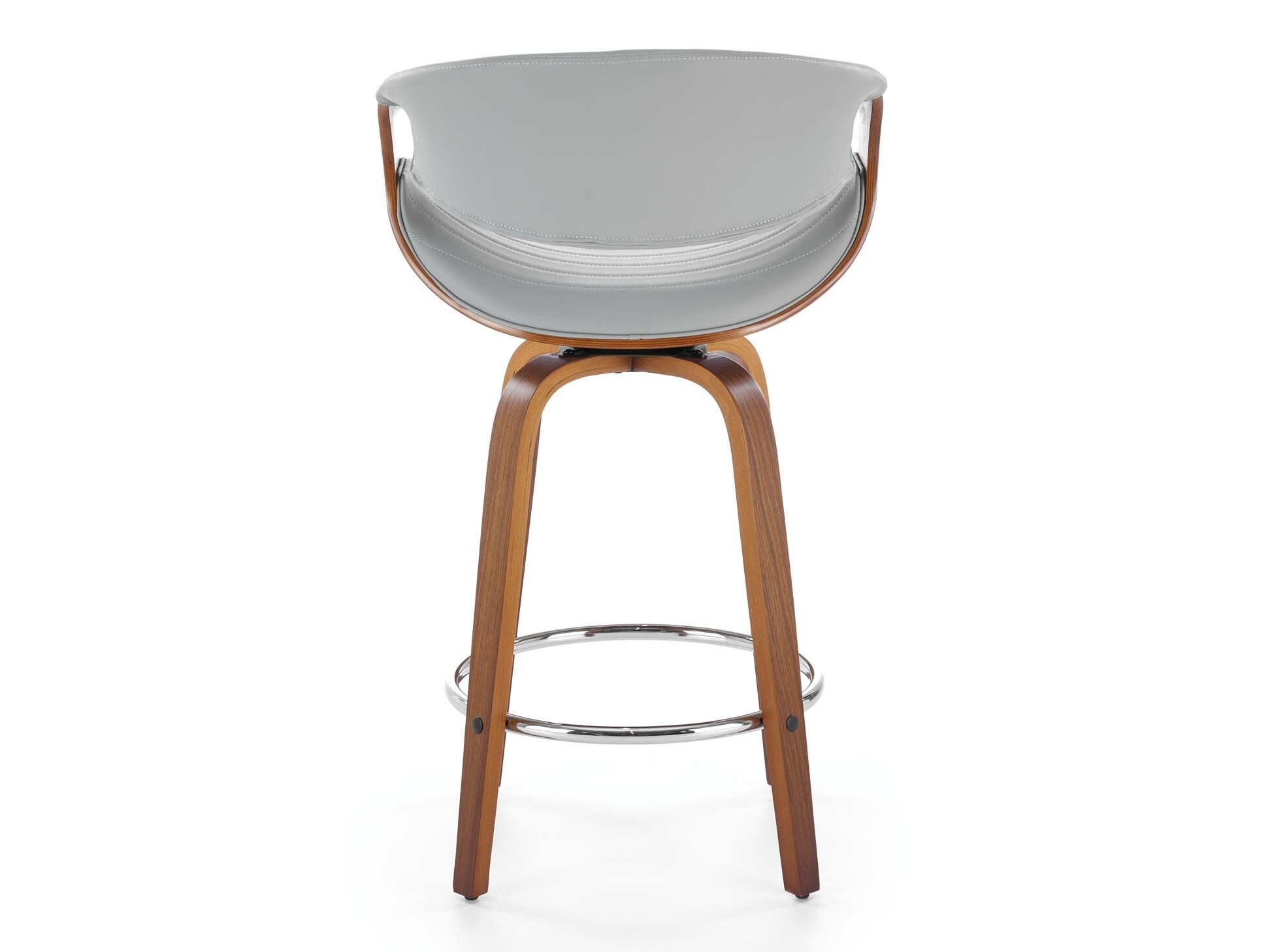 Scaun de bar Houston 1599 (Gri + Nuc)