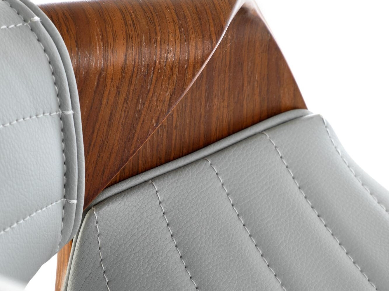 Scaun de bar Houston 1599 (Gri + Nuc)