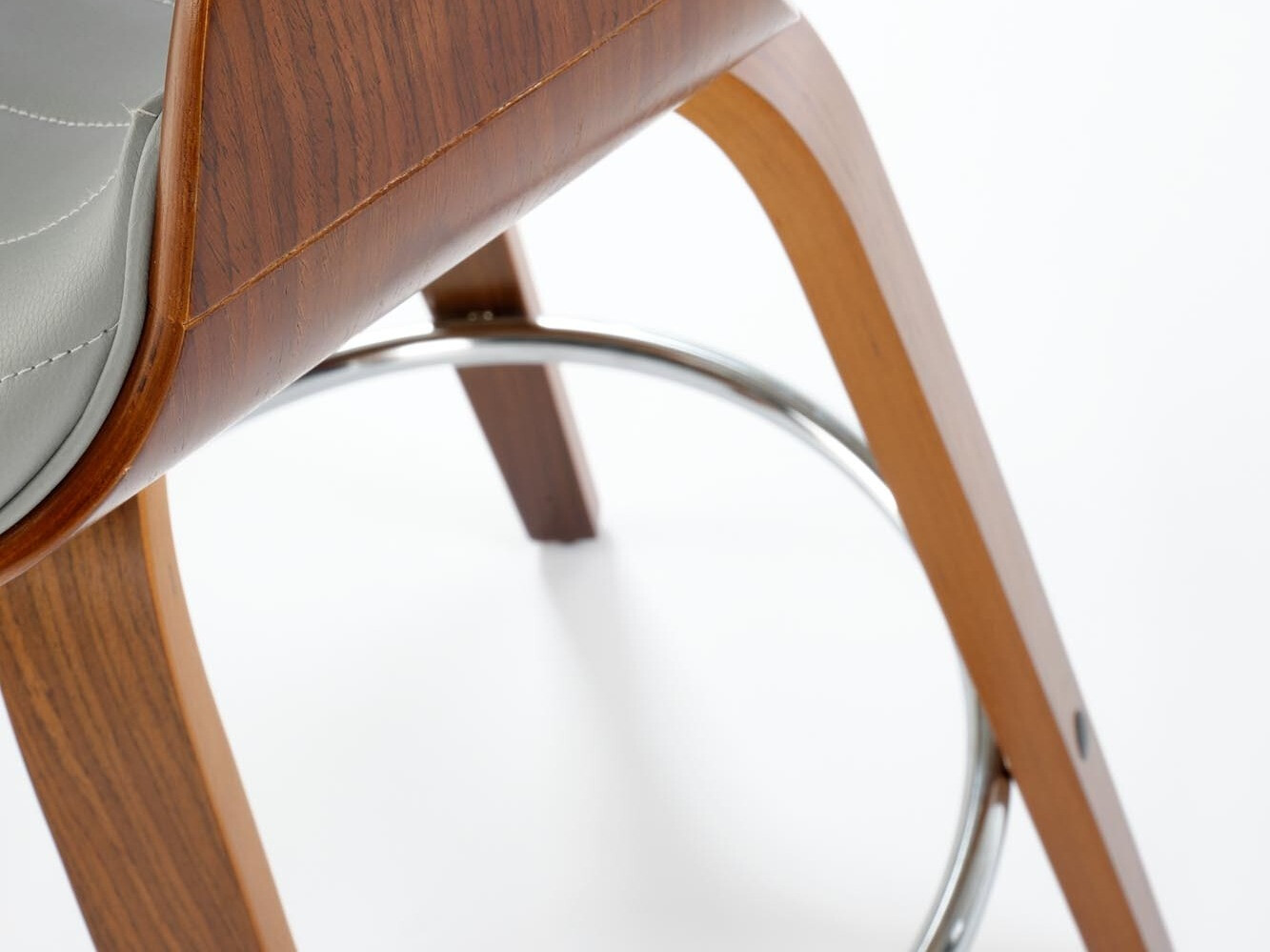 Scaun de bar Houston 1599 (Gri + Nuc)