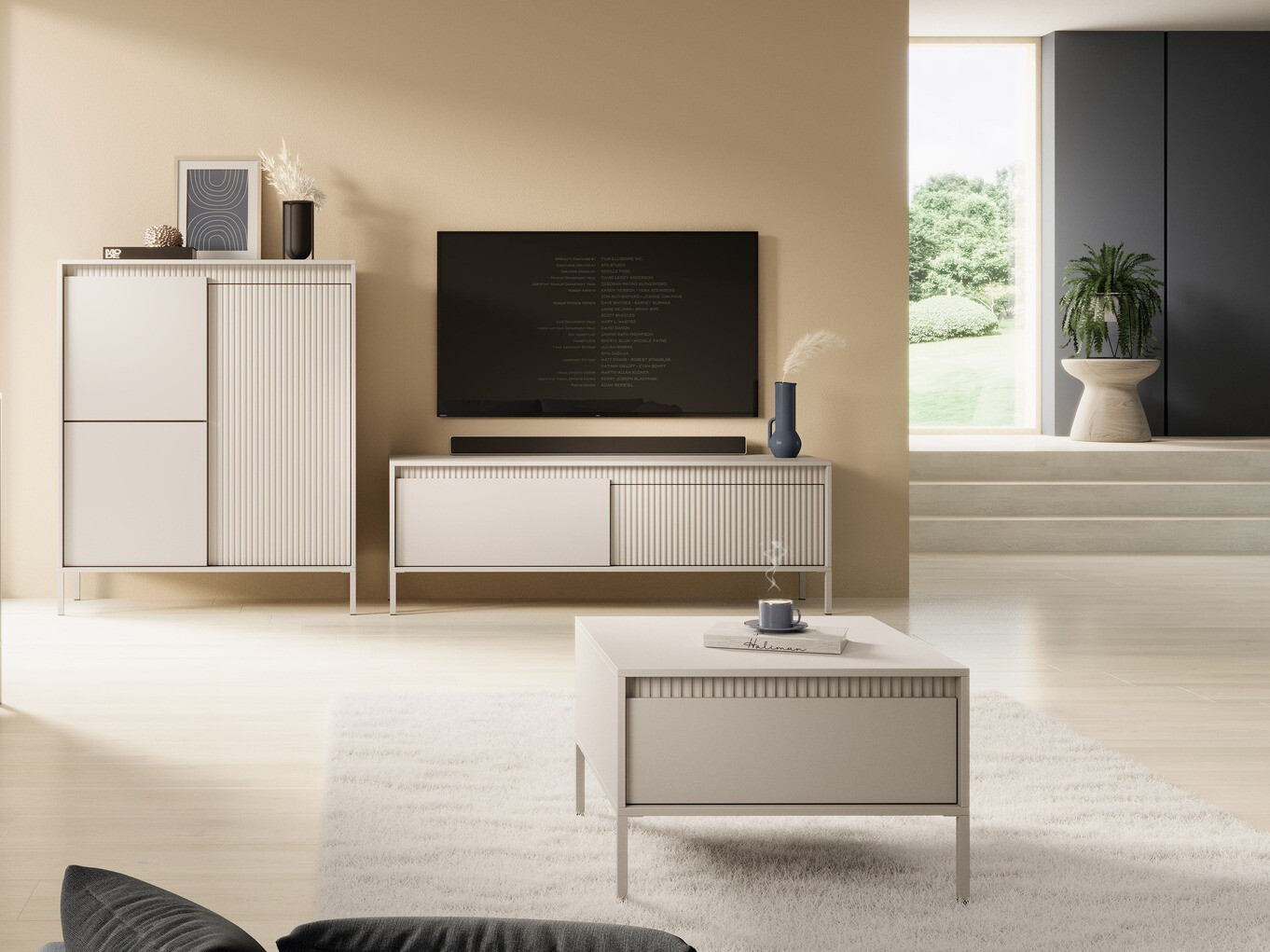 Set de living Romfele 106 (Bej)