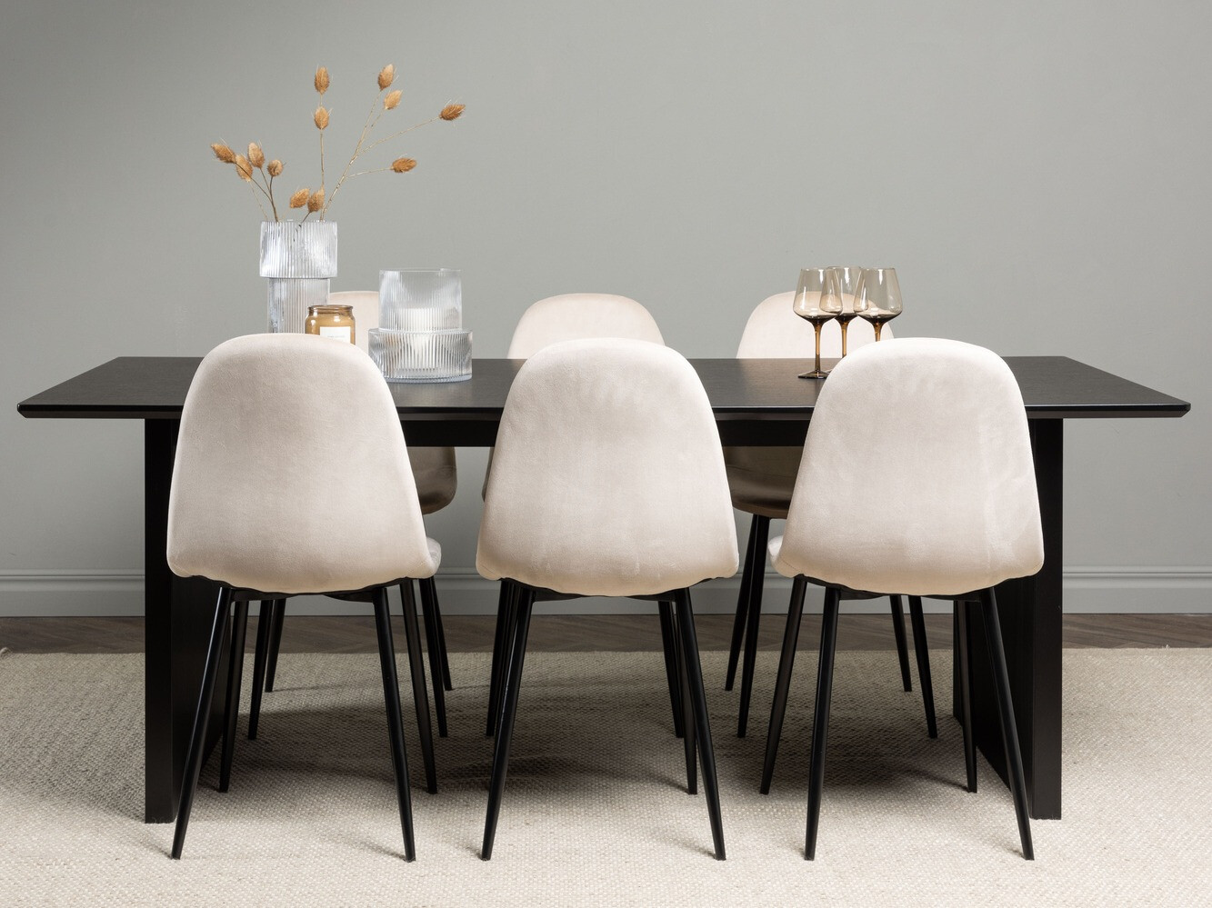 Set de mese Dallas 4185 (Bej + Negru)
