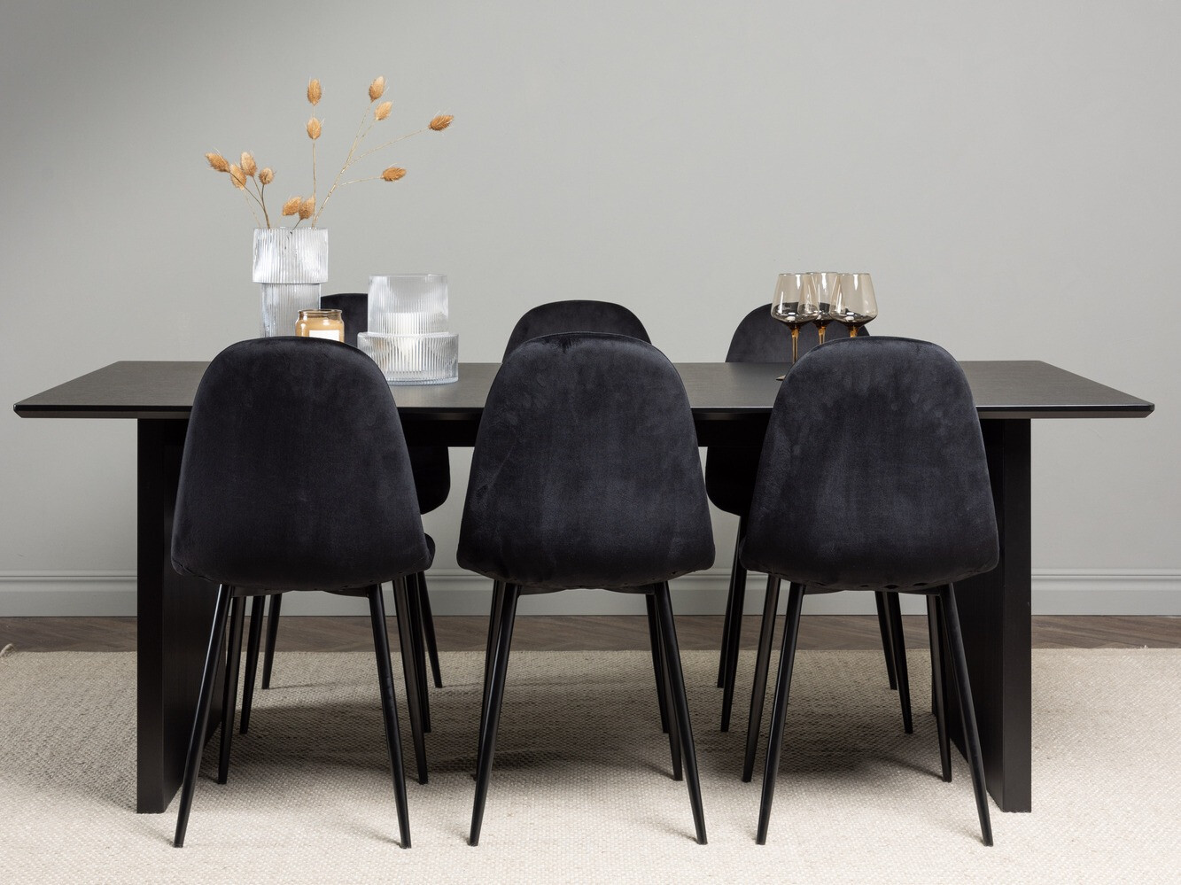 Set de mese Dallas 4185 (Negru)